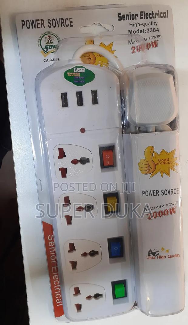 High Quality Extension Socket.3 Usb Charging Ports - main view