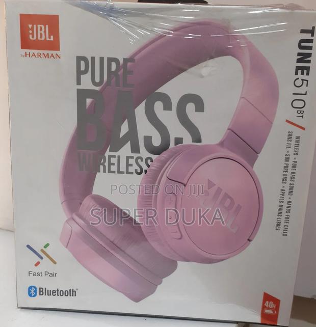 Jblby Harman Bluetooth Headphones.Wireless Pink Tune 510