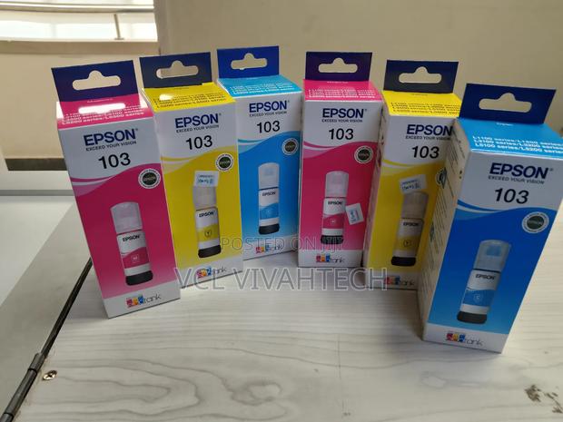 Epson 103 Yellow Cyan Magenta Ink - main view