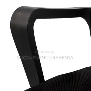 Office Chairs: Mesh Black Textile Office High Back Chair