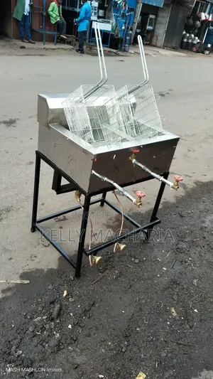 Double Gas Fish  Snacks Chips Fryers