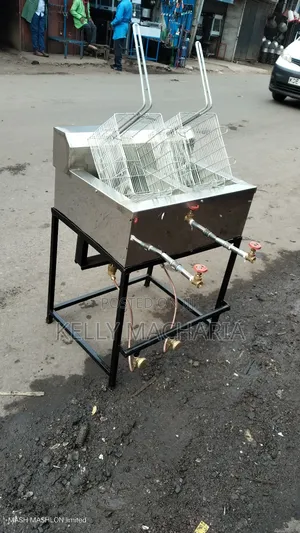 Double Gas Fish  Snacks Chips Fryers