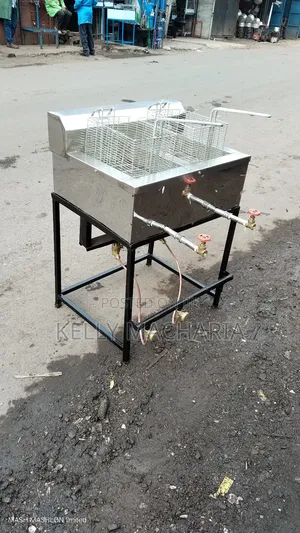 Double Gas Fish  Snacks Chips Fryers