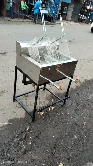 Double Gas Fish  Snacks Chips Fryers