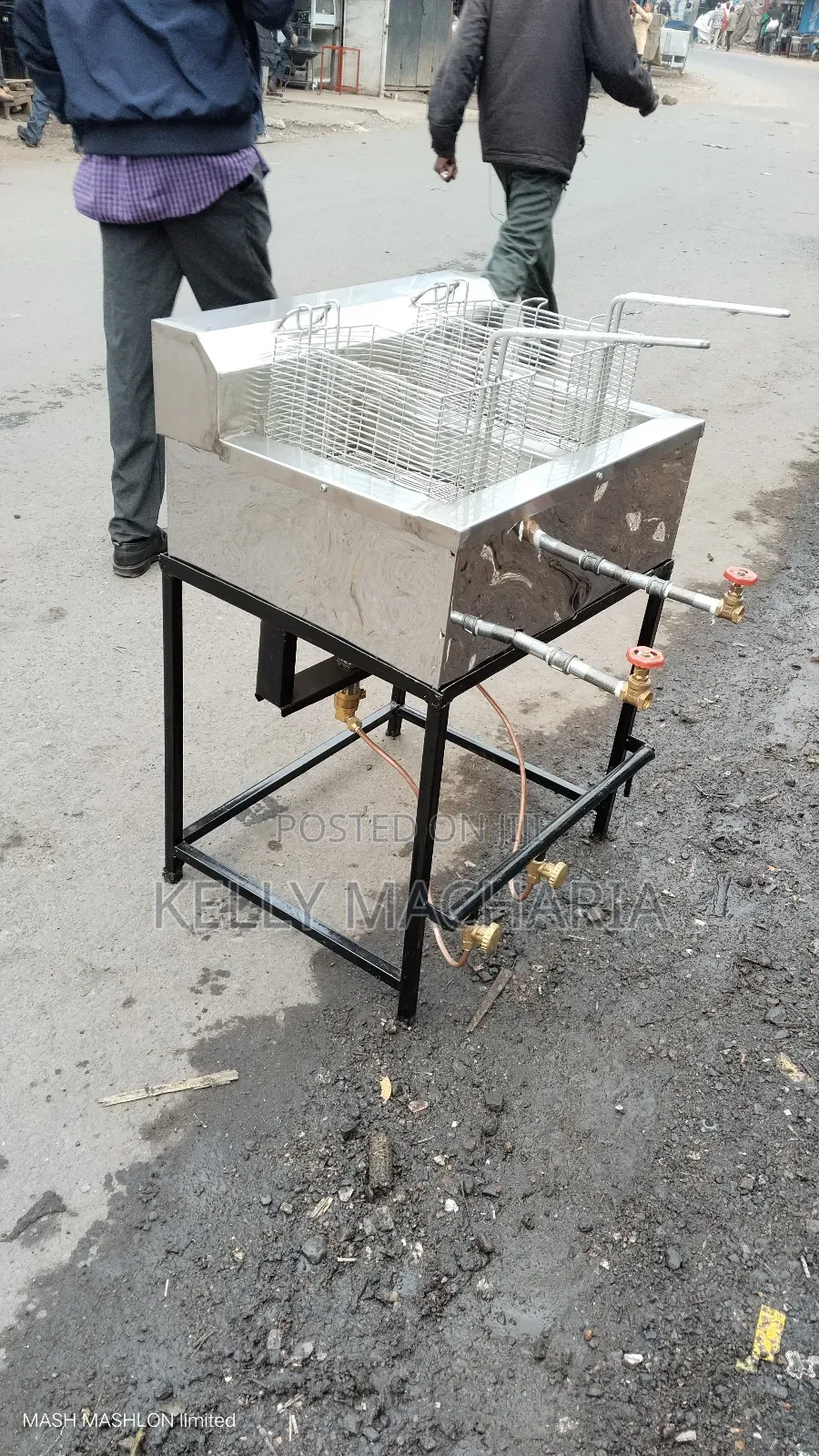 Double Gas Fish  Snacks Chips Fryers