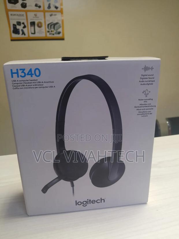Logitech H340 Wired Stereo Headset - main view