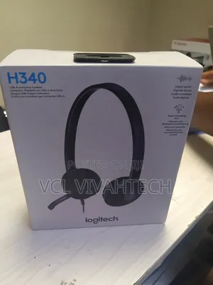 Logitech H340 Wired Headphone With Noice Canceling Mic