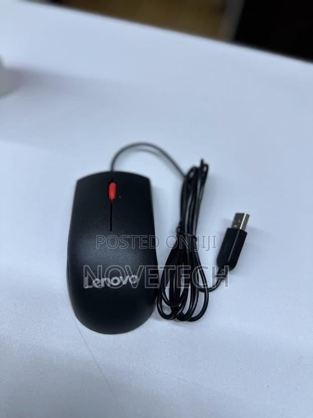 Lenovo M120 Pro USB Mouse 1000DPI Optical Wired Mouse - thumbnail 2