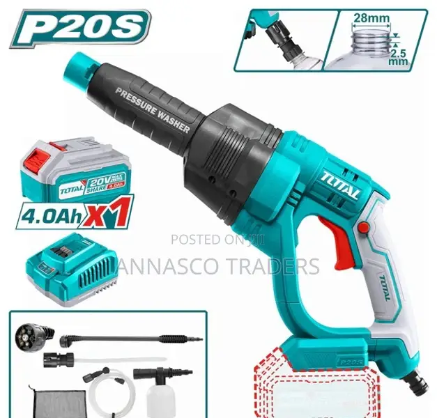 Quality TPWLI20084 Total Lithium-ion Pressure Washer 20v
