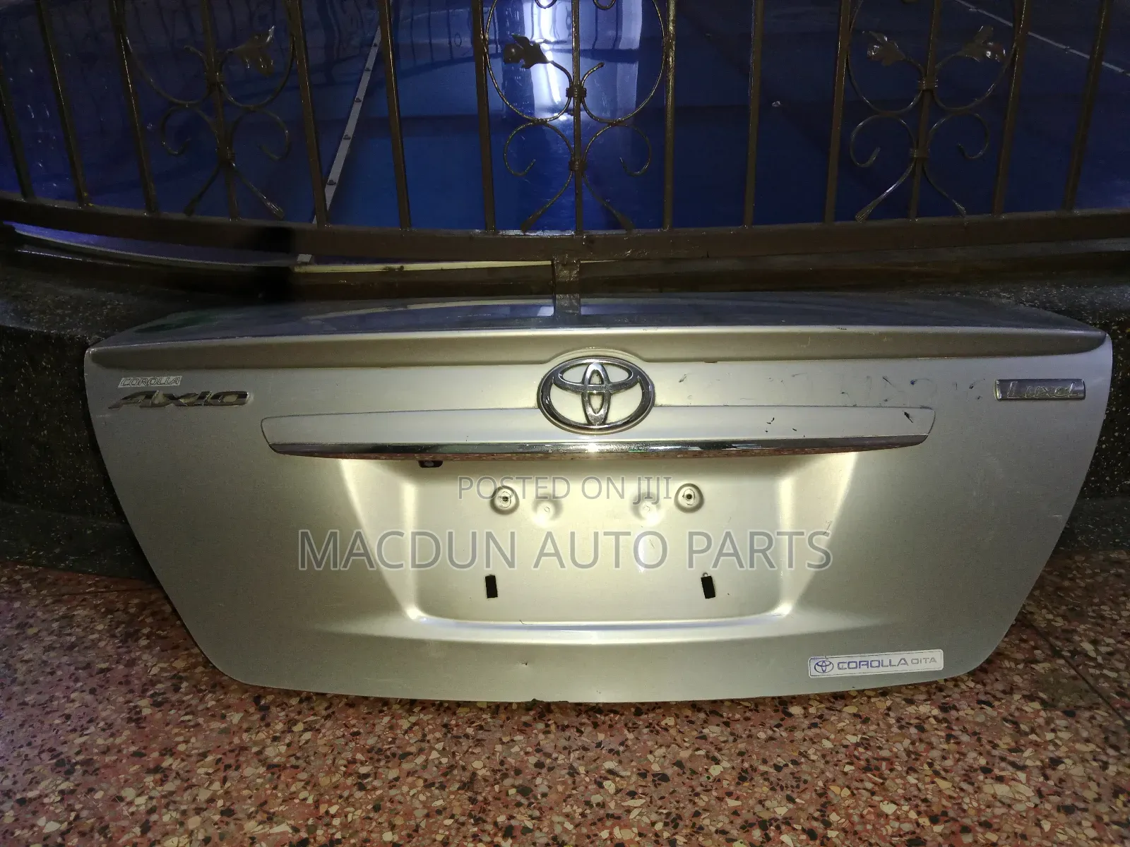 Toyota Axio Boot /Tailgate 07/08