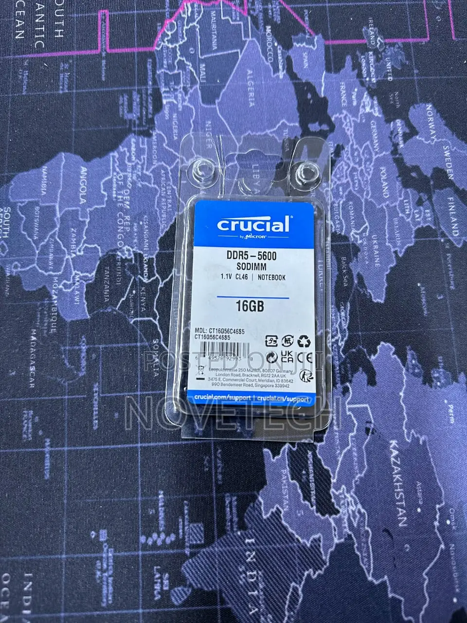 New 16GB Crucial DDR5 5600MHZ PC5 Laptop Memory Ram