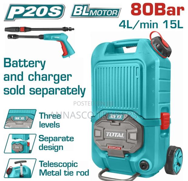 Powerful TPWLI4006 Total Cordless Pressure Washer 40v