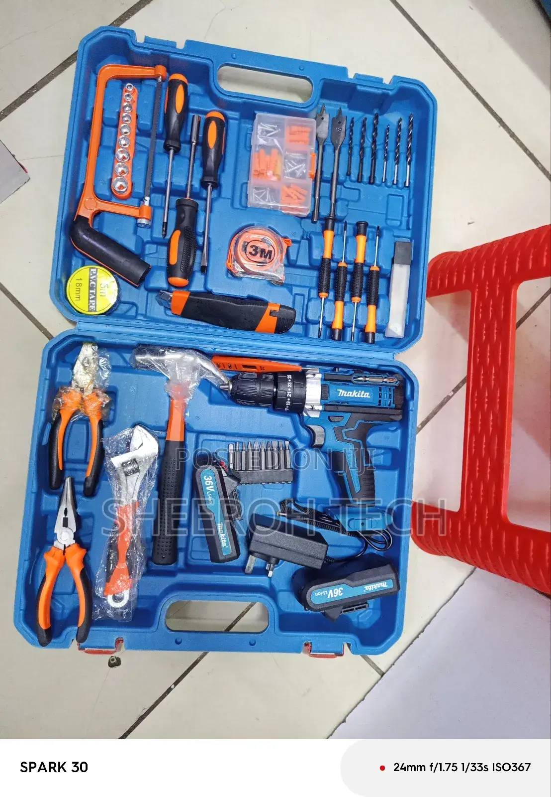 Cordless Drill Set 36vts