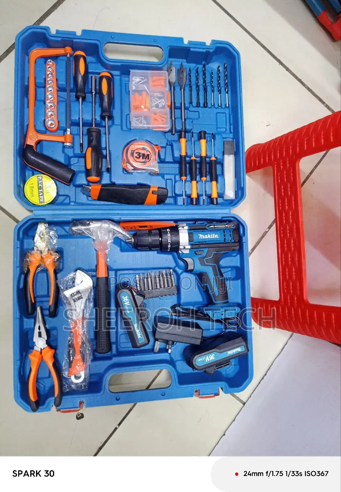 36vts Cordless Drill Set/