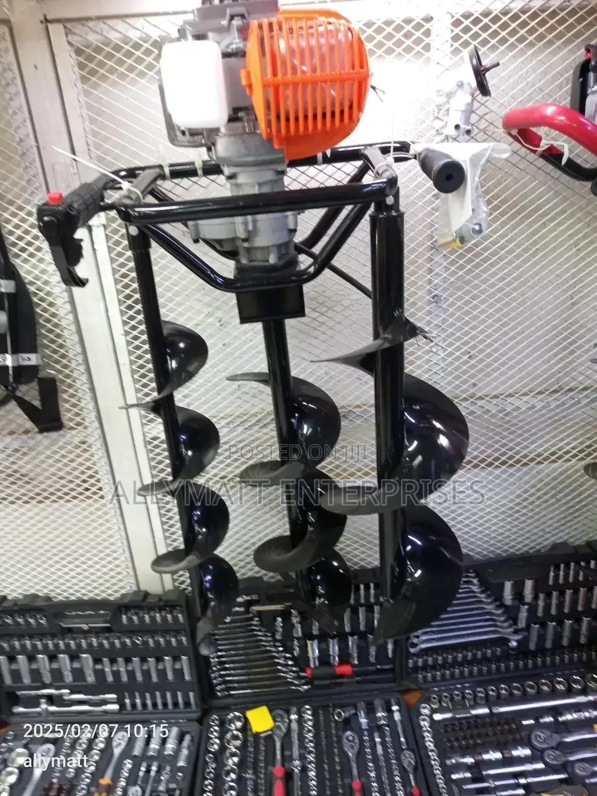4 Stroke Earth Auger Machine