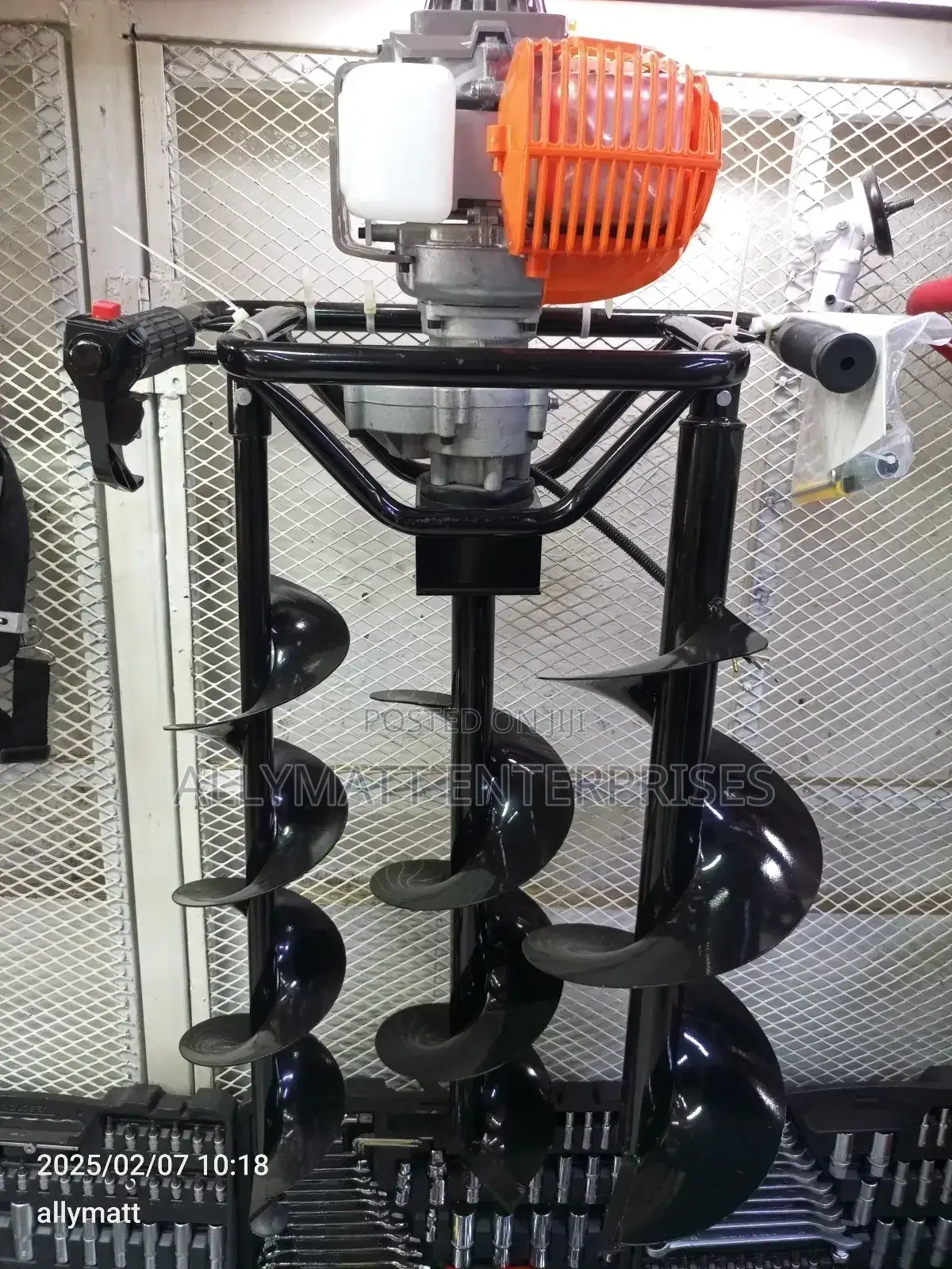 4 Stroke Earth Auger Machine
