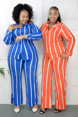 Stripe 2pc Trouser Set