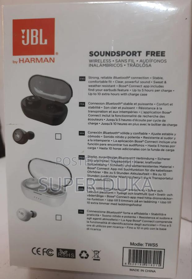 Ear Buds. JBL Bluetooth Touch TWS 5 - main view