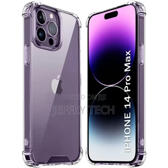 Hard-Back Crystal Clear Case for iPhone 14 Pro Max