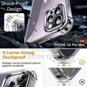 Hard-Back Crystal Clear Case for iPhone 14 Pro Max