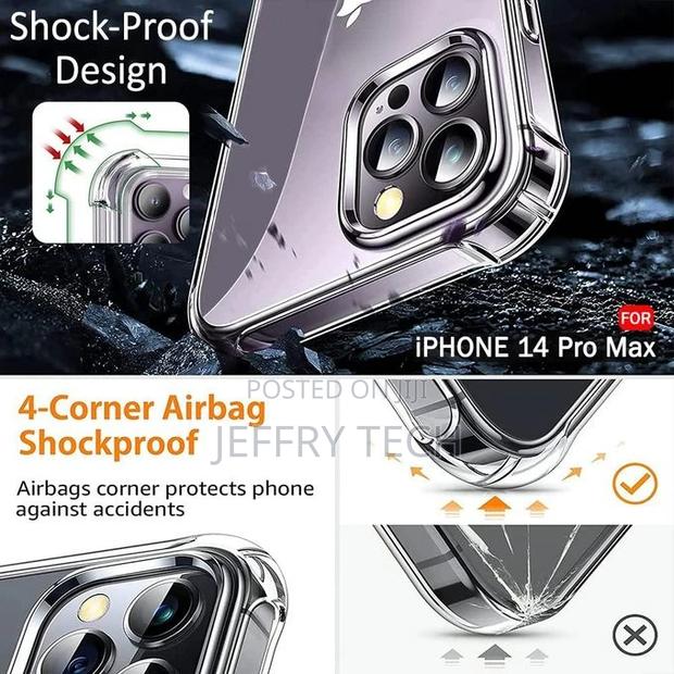 Hard-Back Crystal Clear Case for iPhone 14 Pro Max - thumbnail 2