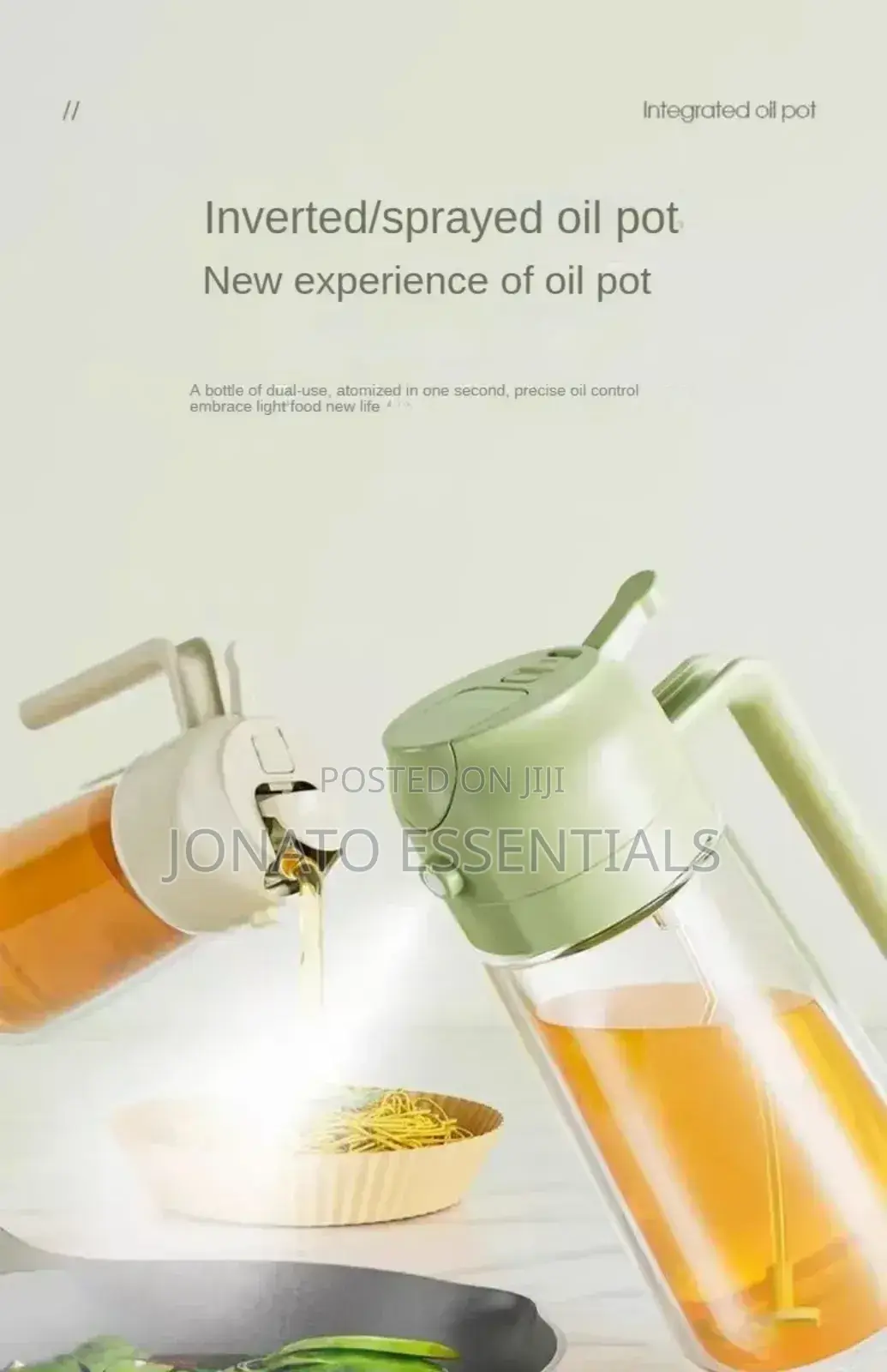 2 in 1 Pour and Spray Oil Bottle, Oil Sprayer