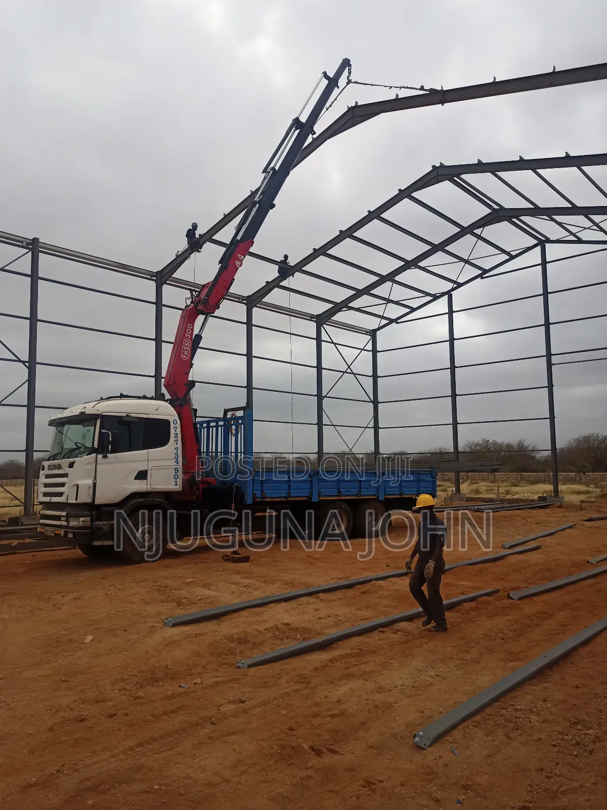 Hiab Crane Truck for Hire (Self Loading Lifting Truck)