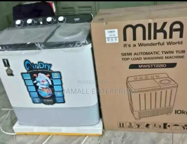 Mika Twin Tub Washing Machine, 10kg