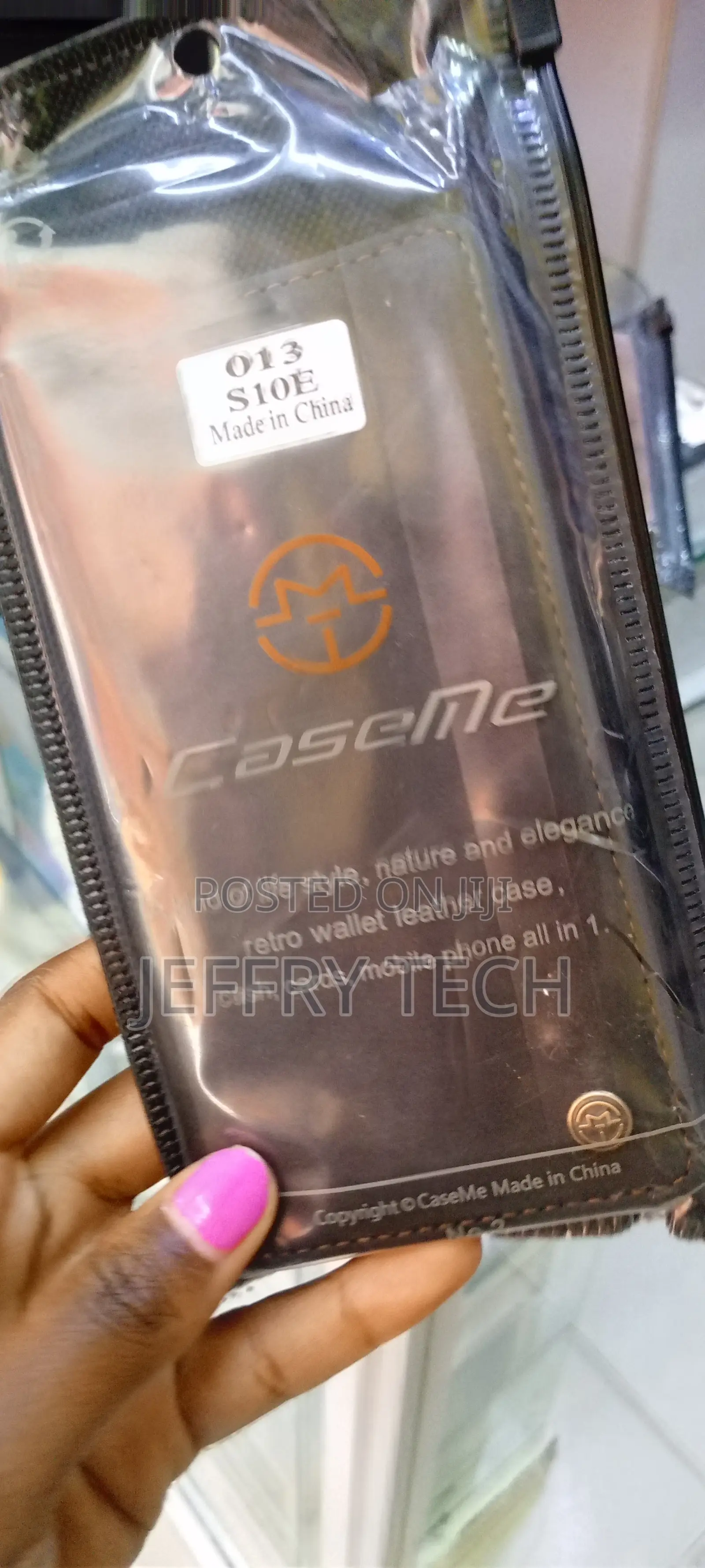 Galaxy S10e Case, Magnetic Flip Leather Wallet Case Stand