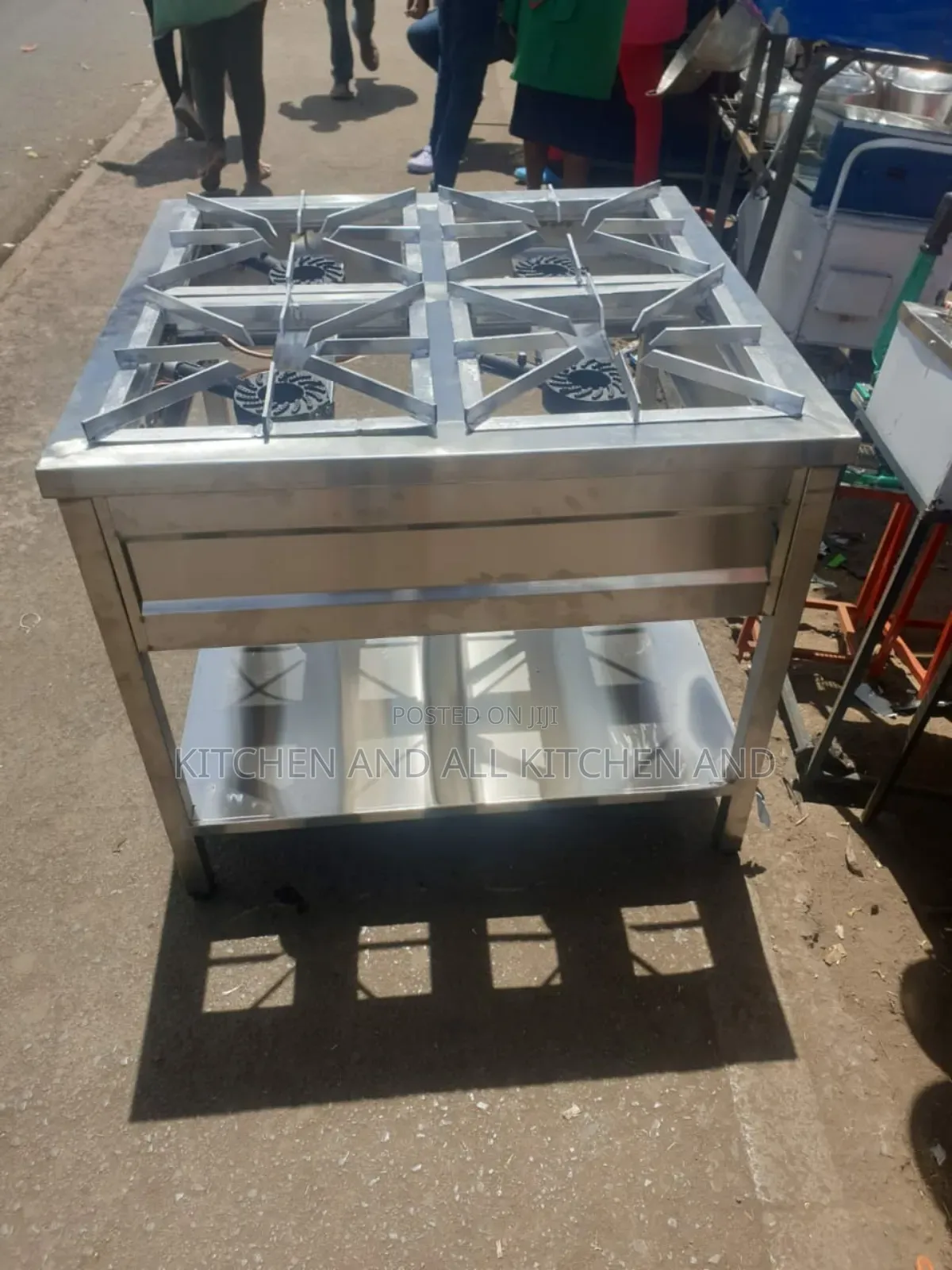 Elite Stainless Steel 4 Burner Gas Cookee