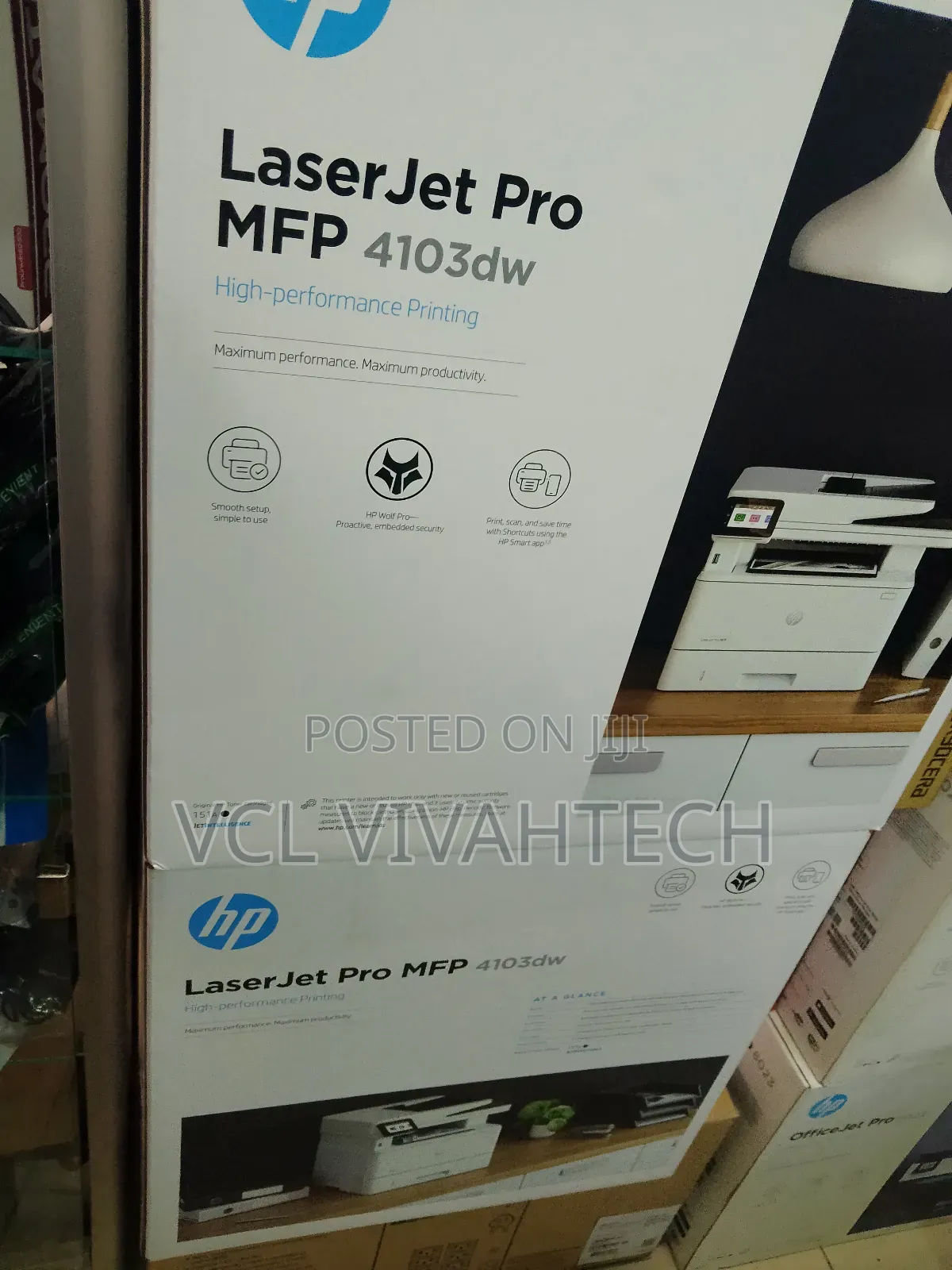 Hp MFP 4103dw Monochrome Duplex Wireless Printer