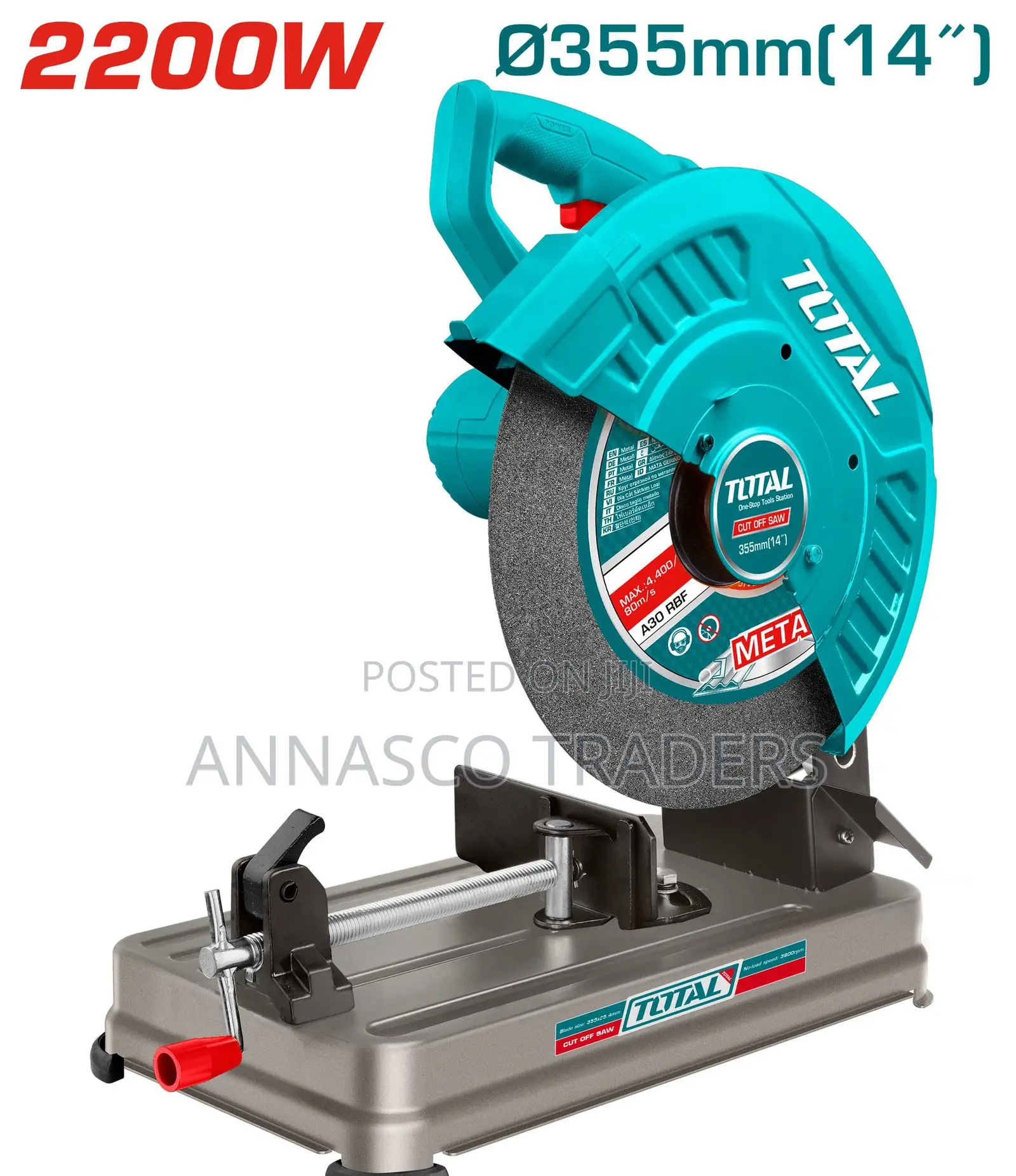 Quality Total TS223558 Cut Off Saw 2200W
