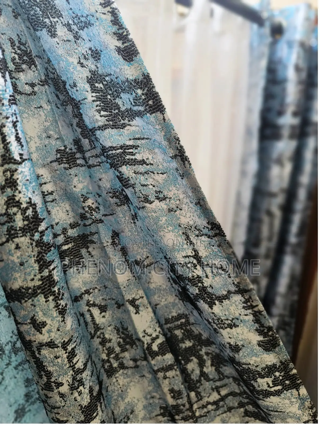 Beige Patterned New Ready Curtains