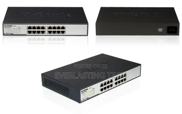Dlink 16-Port Fast Ethernet Unmanaged Desktop Switch - thumbnail 2