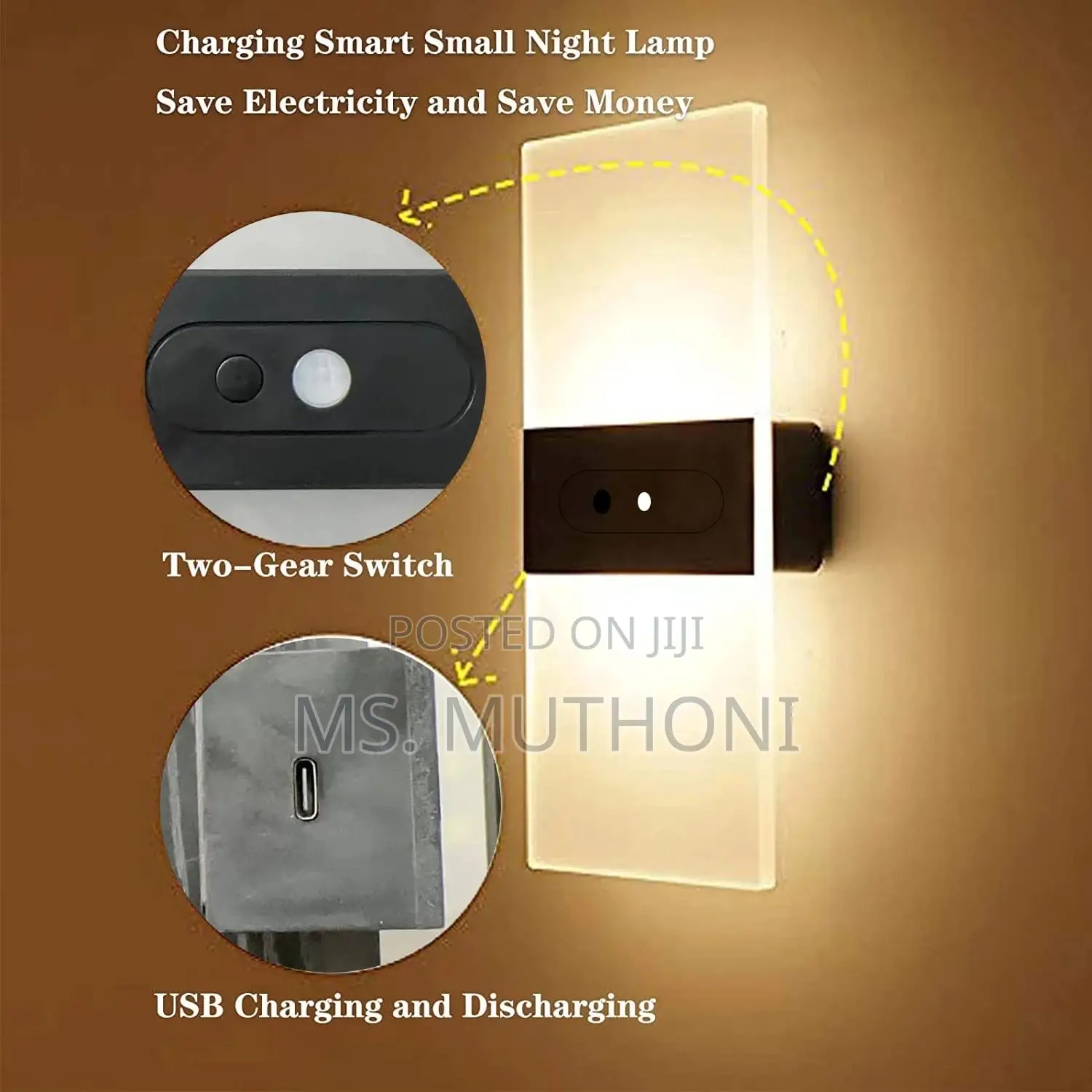 Motion Sensor Wall Lamp*