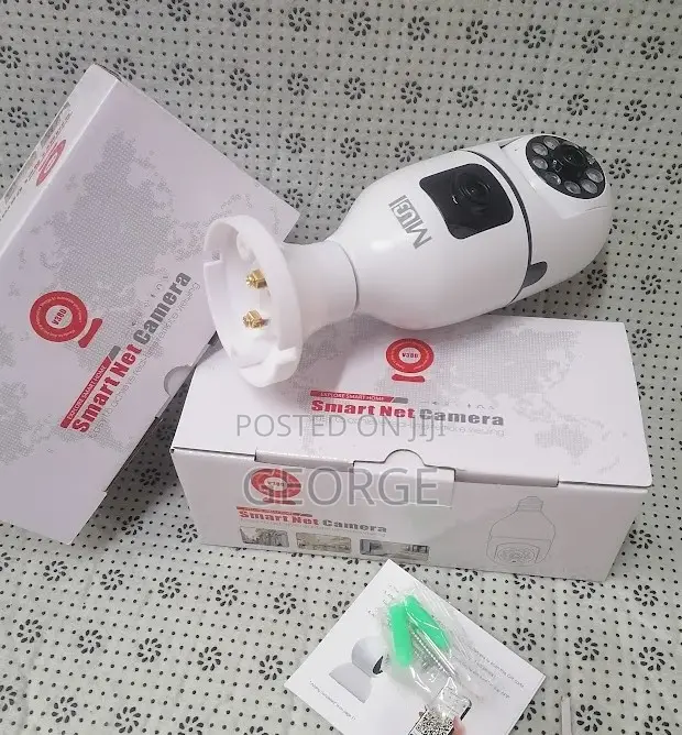 PTZ Dual Lens Camera V380 Bulb New