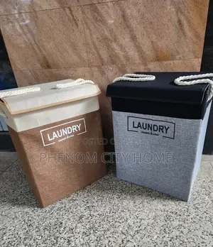 Big Laundry Baskets With Knitted Handles