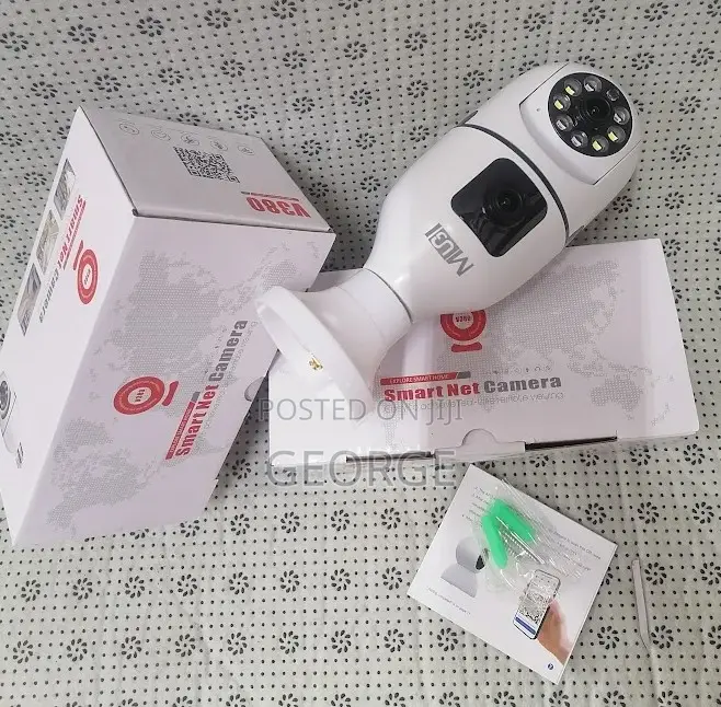 Super^^ Dual Lens Camera V380 Bulb V380 PTZ Wifi Camera PTZ