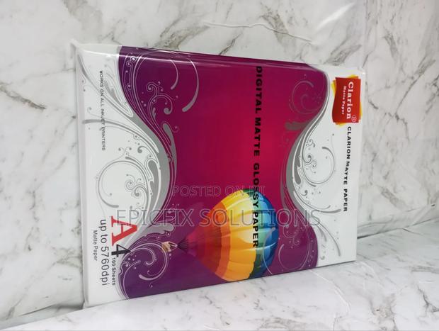 Clarion Plain 100 Sheets Matte Paper - main view