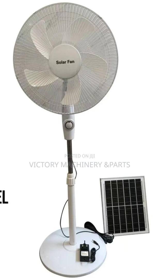 Stand Fan With Solar Panel Mode:3082 - main view