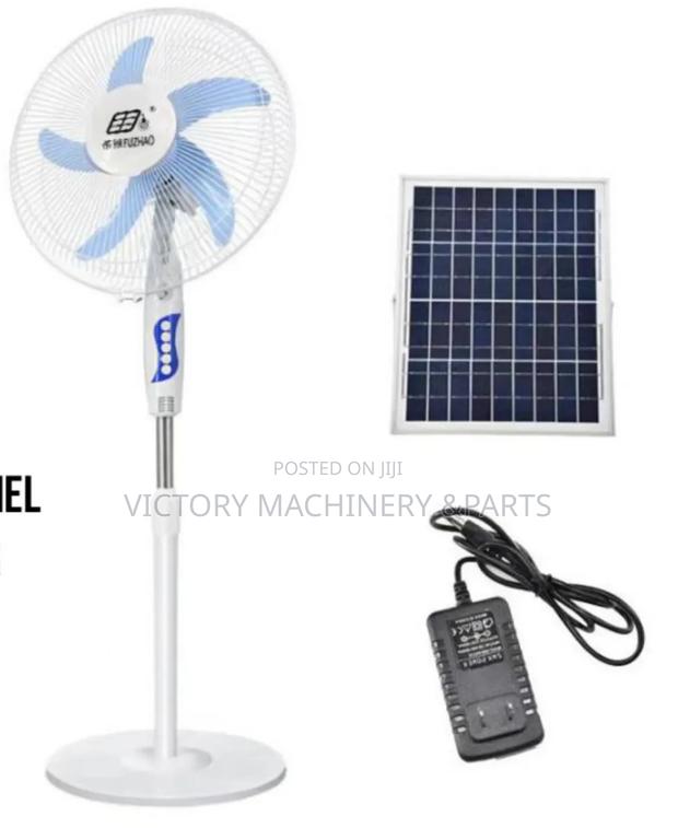 Stand Fan With Solar Panel and Charger Mode:3083