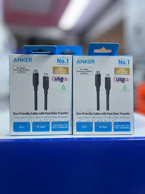 Anker USB-C to USB-C Cable (3 Ft, 240W, 20 Gbps, Bio-Based)