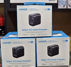 Anker 312 Outlet Extender 30W With 3 USB Ports