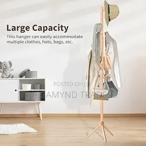 Coat Hanging Stand With 8 Hooks / Hand Bag Stand