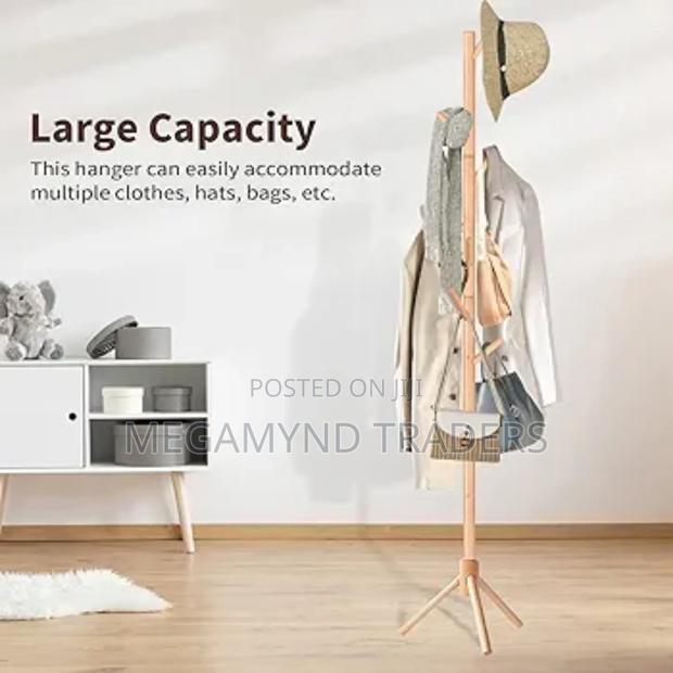 Coat Hanging Stand With 8 Hooks / Hand Bag Stand - thumbnail 2