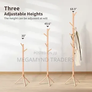 Coat Hanging Stand With 8 Hooks / Hand Bag Stand