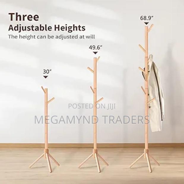 Coat Hanging Stand With 8 Hooks / Hand Bag Stand - thumbnail 5