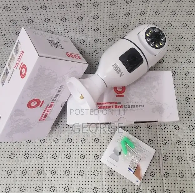 Wifi Dual-Lense 2 Cameras Smart Bulb V380`Premax`: