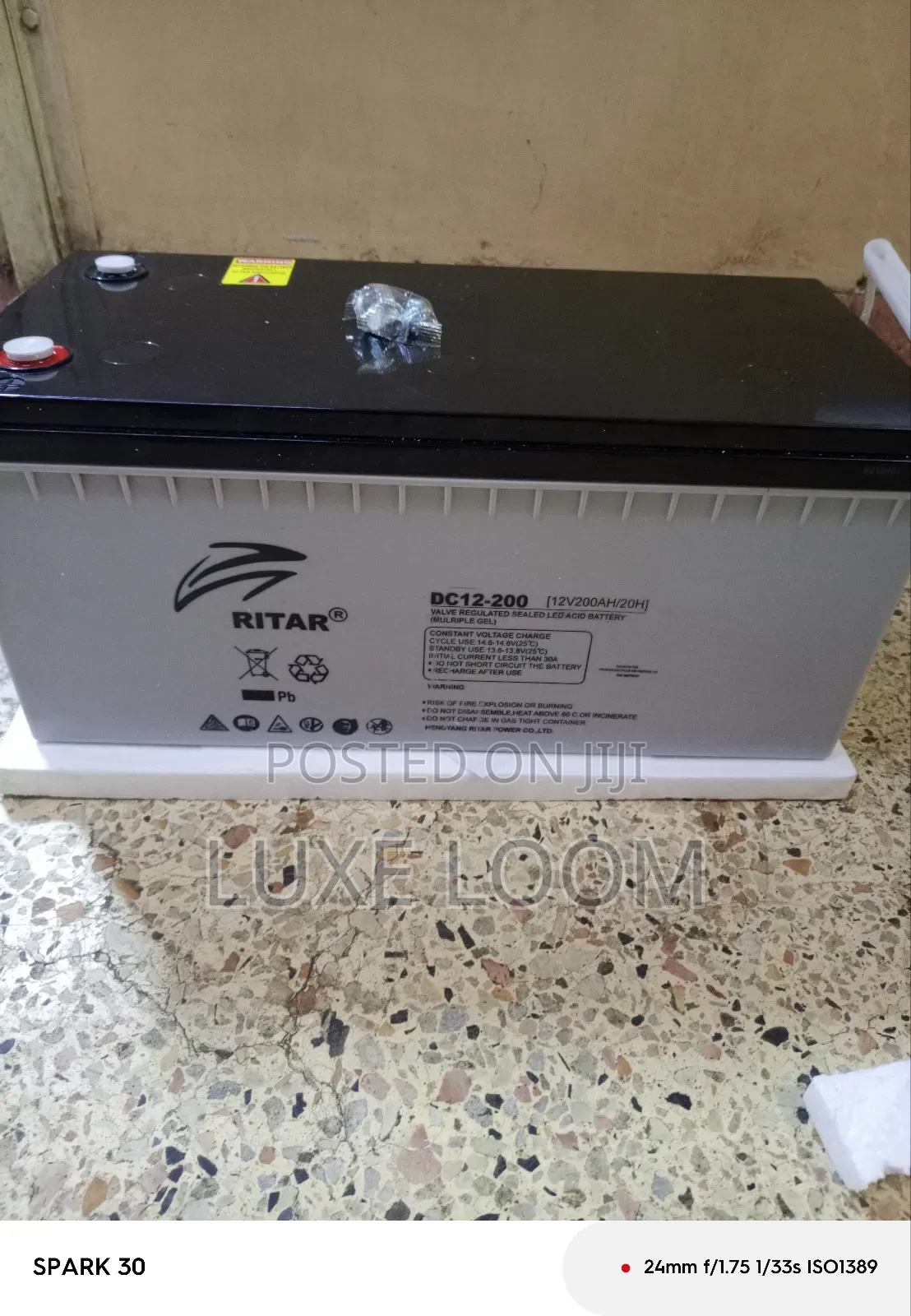 Ritar Solar Battery 12-200a