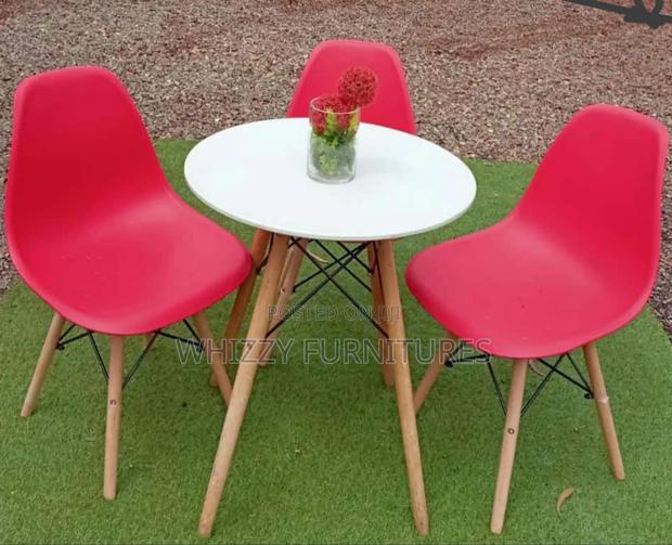 Balcony Dining Set (Eames Table Chairs) - main view